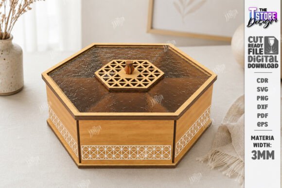 Download Decorative Modular Storage Box Laser Cut - Decor Collection