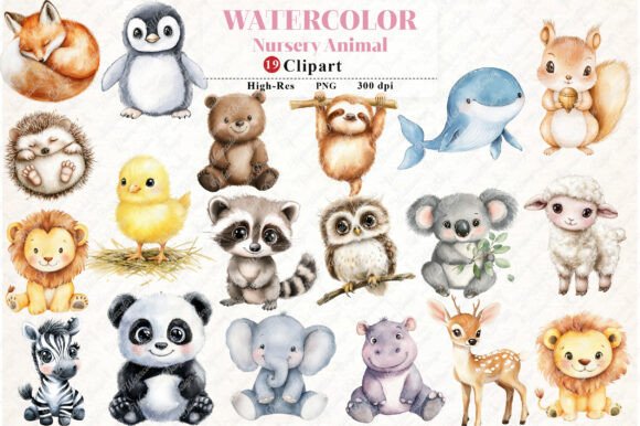 Download Nursery Animal Clipart - Nursery animal Collection