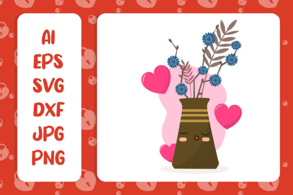 Download Valentine Flower Vase Indoors Decoration - Decor Collection