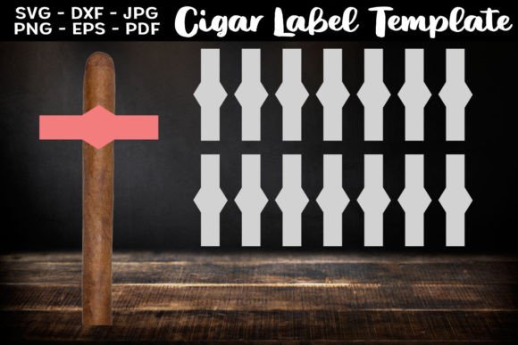Download Cigar Label Template, Cigar Wrapper SVG - Wrapper Collection