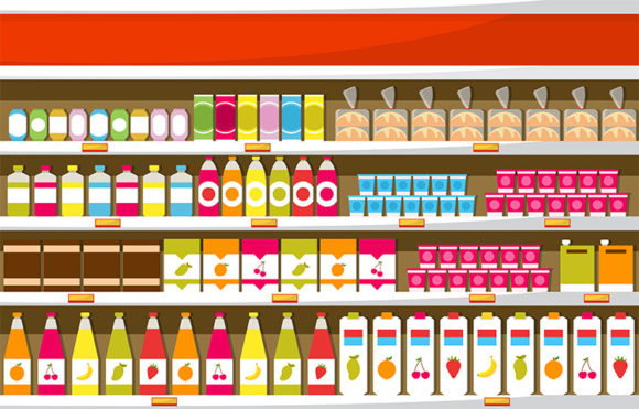 Download Grocery Shelf Store - Premium Resources