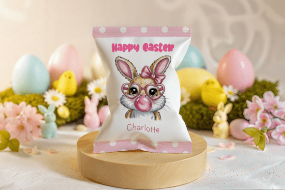 Download Easter Chip Bag Wrapper Template - Wrapper Collection