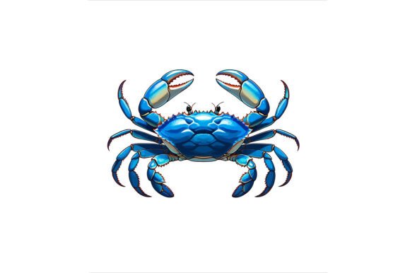 Download Illustration of a Blue Crab - Crab Collection